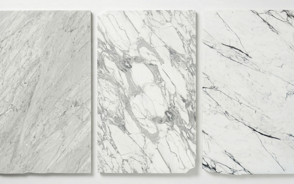 Types Of Marble Slabs Carrara Calacatta Statuario